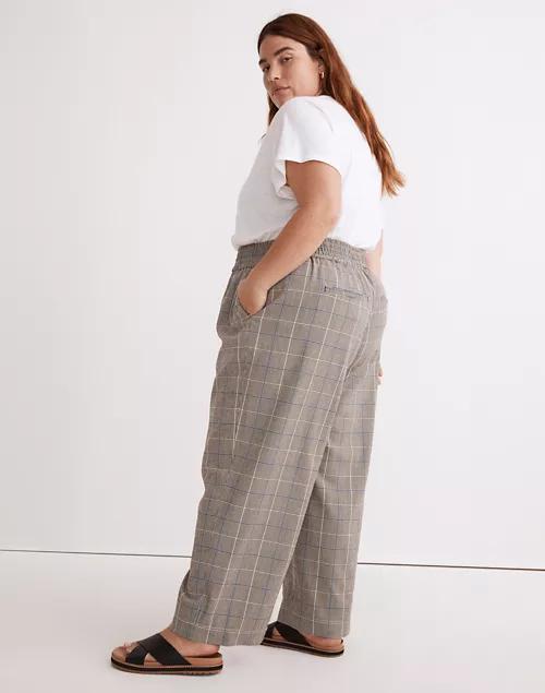 Tall Carley Wide-Leg Pants in Plaid商品第2张图片规格展示