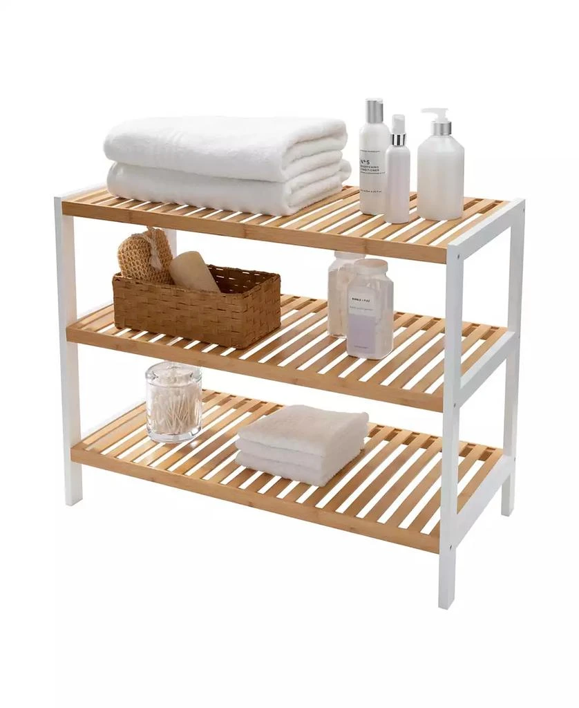 商品Organize it All|3 Tier Sonora Bamboo Shelf,价格¥697,第2张图片详细描述