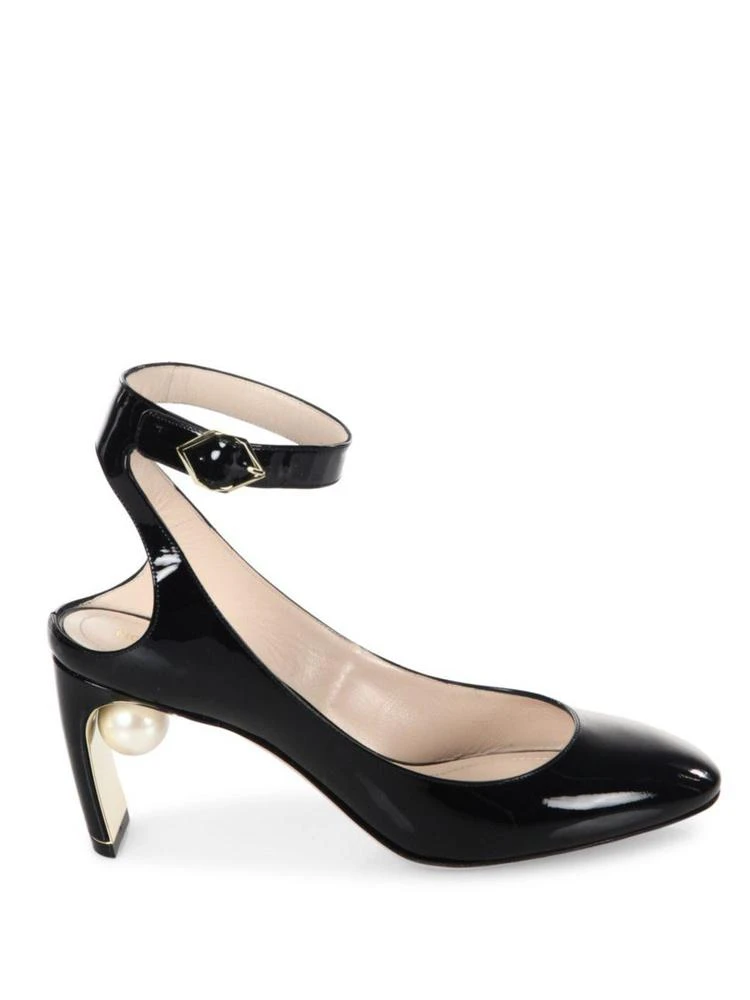 商品Nicholas Kirkwood|Lola Pearl Patent Leather Ankle Strap Pumps,价格¥2533,第5张图片详细描述