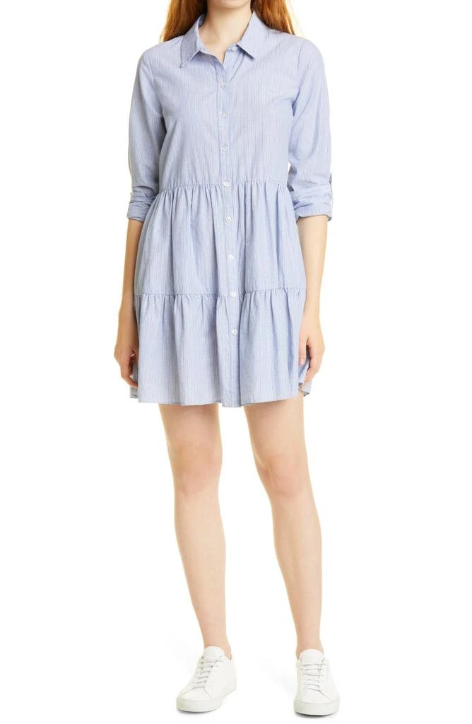 商品VERONICA BEARD|Jemila Long Sleeve Cotton Shirtdress,价格¥1092,第1张图片