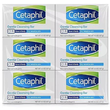 Cetaphil Gentle Cleansing Bar (4.5 oz., 6 pk.)商品第2张图片规格展示