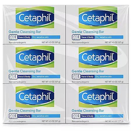 商品Cetaphil|Cetaphil Gentle Cleansing Bar (4.5 oz., 6 pk.),价格¥138,第4张图片详细描述