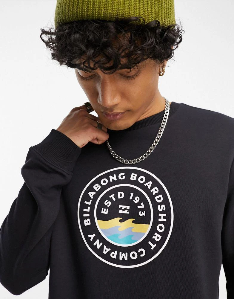 商品Billabong|Billabong walled long sleeve t-shirt in blakc,价格¥273,第3张图片详细描述