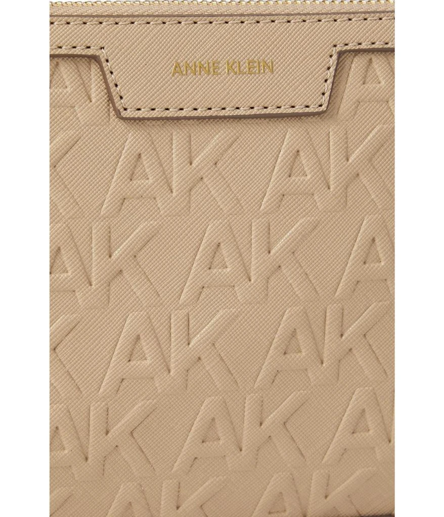 商品Anne Klein|Embossed Logo Card Case and Pouch Set,价格¥216,第4张图片详细描述