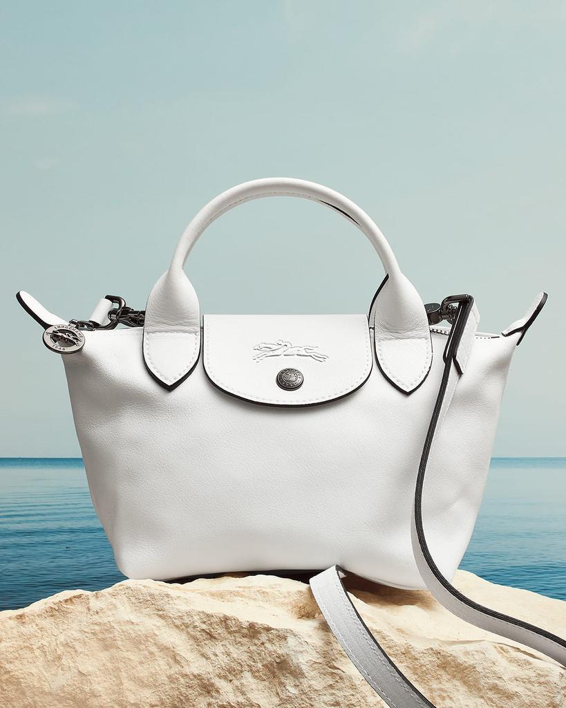 商品Longchamp|Le Pliage Cuir XS Leather Handbag with Strap,价格¥2797,第4张图片详细描述