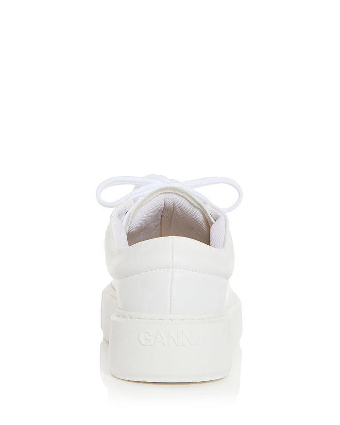 商品Ganni|Women's Sporty Mix Low Top Sneakers ,价格¥963,第4张图片详细描述