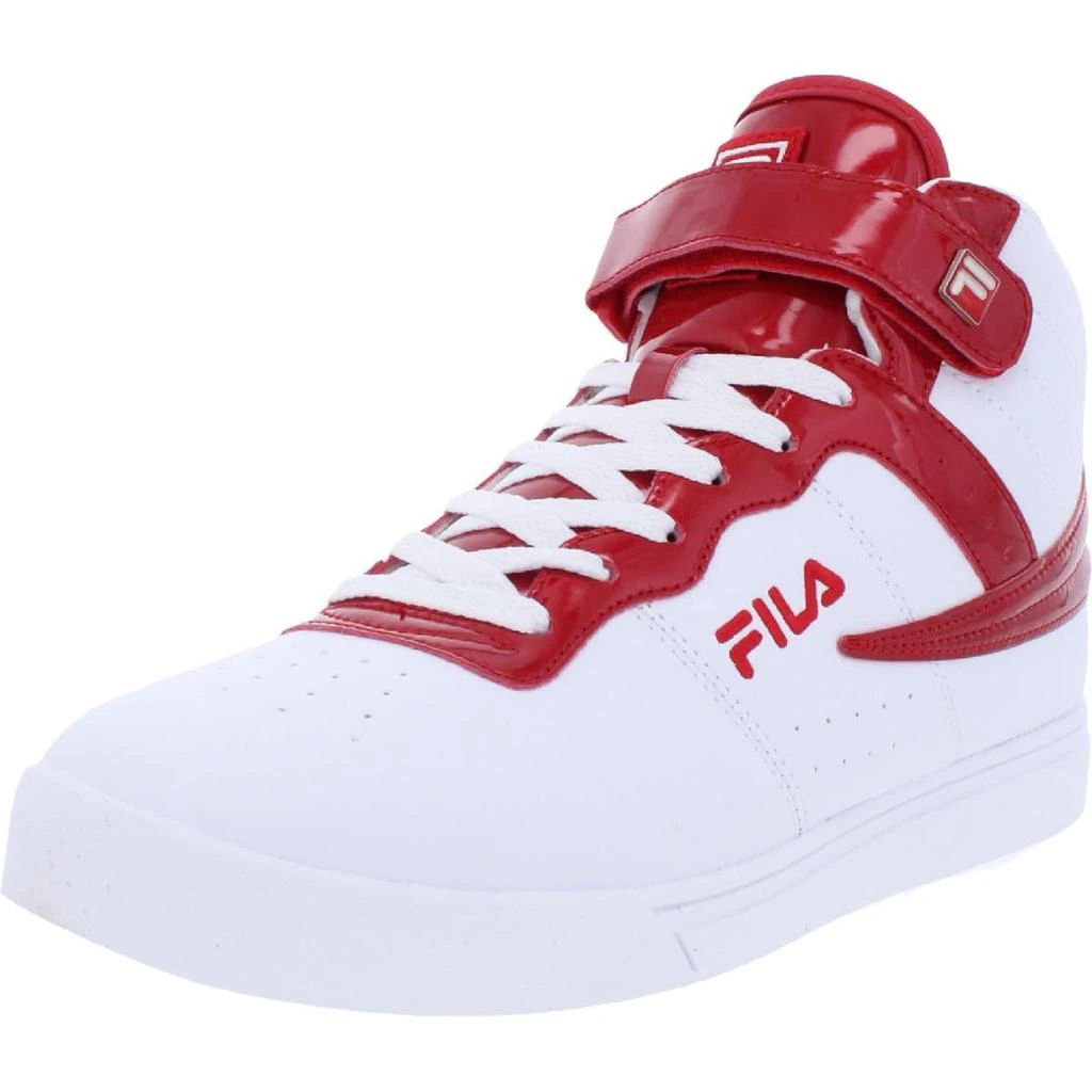 商品Fila|Fila Mens Vulc 13 Anondized Patent Trim Lifestyle High-Top Sneakers,价格¥207,第2张图片详细描述