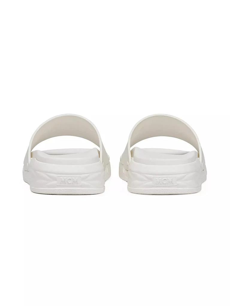 商品MCM|Logo-Printed Slides,价格¥1076,第3张图片详细描述