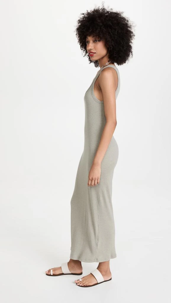 商品James Perse|James Perse 方形罗纹领背心连衣裙,价格¥388,第4张图片详细描述