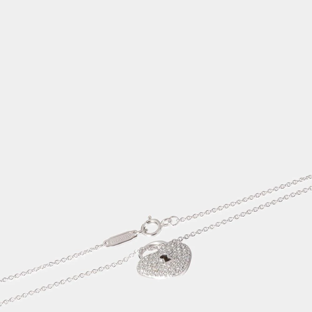 商品[二手商品] Tiffany & Co.|Tiffany & Co. Heart Lock Platinum Diamond Necklace,价格¥21496,第3张图片详细描述