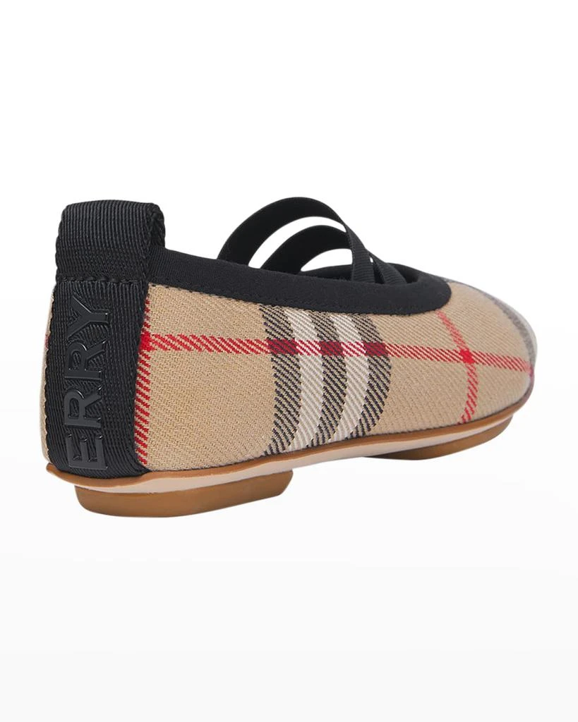 商品Burberry|Girl's Grace Vintage Check Ballerina Flats, Baby/Toddlers,价格¥1135,第3张图片详细描述