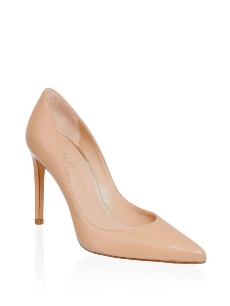 商品Stuart Weitzman|Stuart Weitzman - Curvia Suede Pumps,价格¥1154,第1张图片