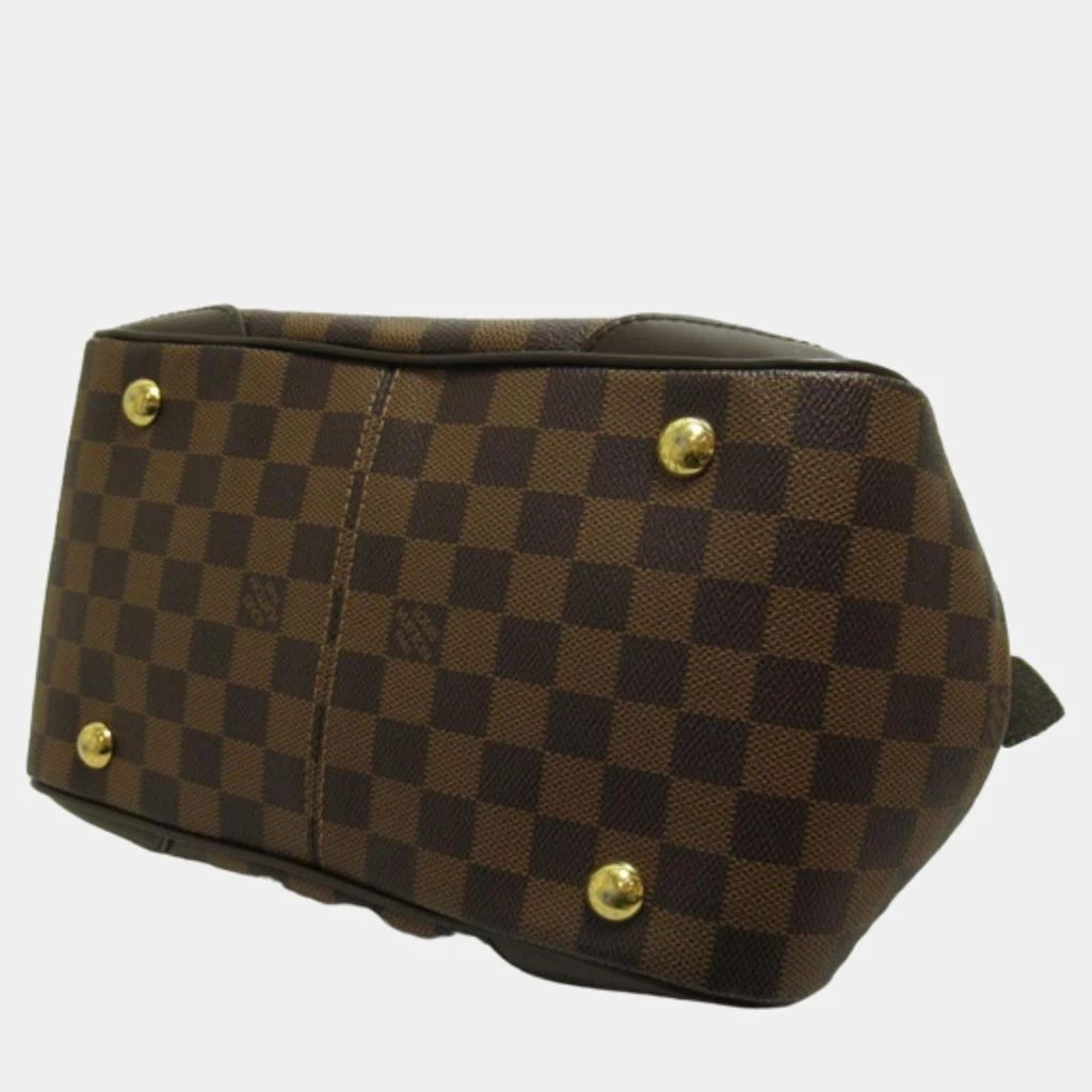 商品[二手商品] Louis Vuitton|Louis Vuitton Brown Canvas Damier Ebene Verona PM  Shoulder Bag,价格¥11515,第4张图片详细描述