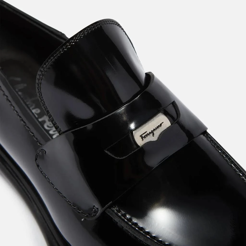 商品Salvatore Ferragamo|Salvatore Ferragamo Women's Nyx 30 Leather Loafers - Black,价格¥2784,第4张图片详细描述