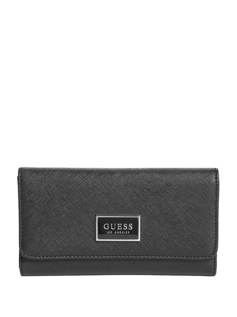 商品Guess Factory|Abree Logo Saffiano Slim Wallet,价格¥194,第2张图片详细描述