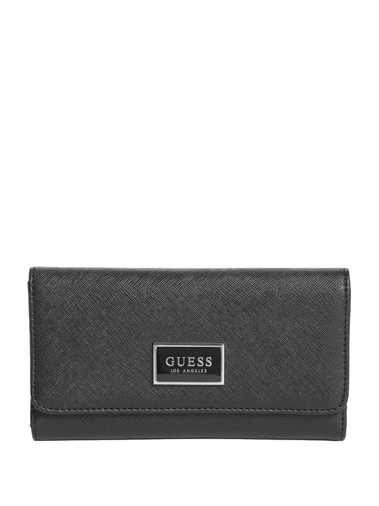 商品Guess Factory|Abree Logo Saffiano Slim Wallet,价格¥185-¥199,第1张图片