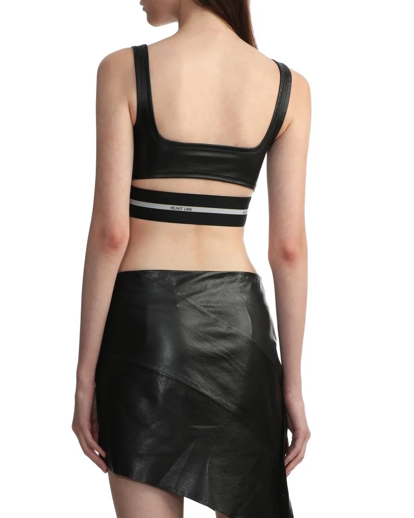 商品Helmut Lang|Faux leather bra top,价格¥599,第4张图片详细描述