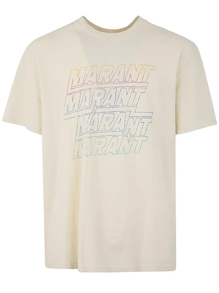 商品Isabel Marant|Isabel Marant Hugo Logo Printed Crewneck T-Shirt,价格¥775,第1张图片