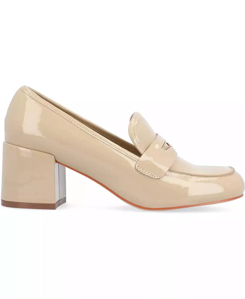 商品Journee Collection|Women's Liyla Block Heel Loafers,价格¥241,第2张图片详细描述