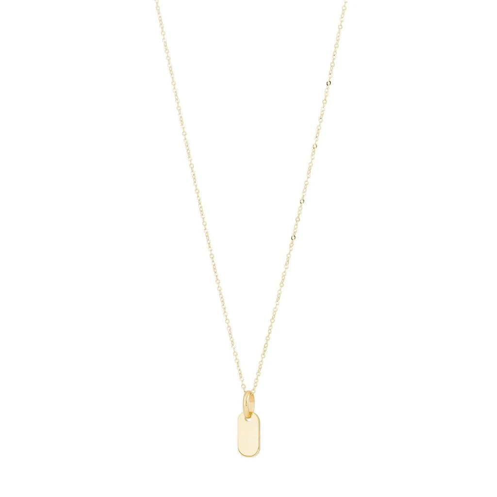 商品Lord & Taylor Fine Jewelry Collection|Dog Tag On Chain Necklace,价格¥1616,第2张图片详细描述