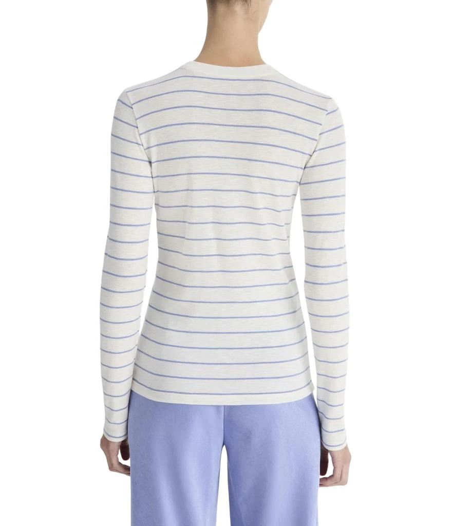 商品Vince|Striped Long Sleeve Crew,价格¥1077,第2张图片详细描述