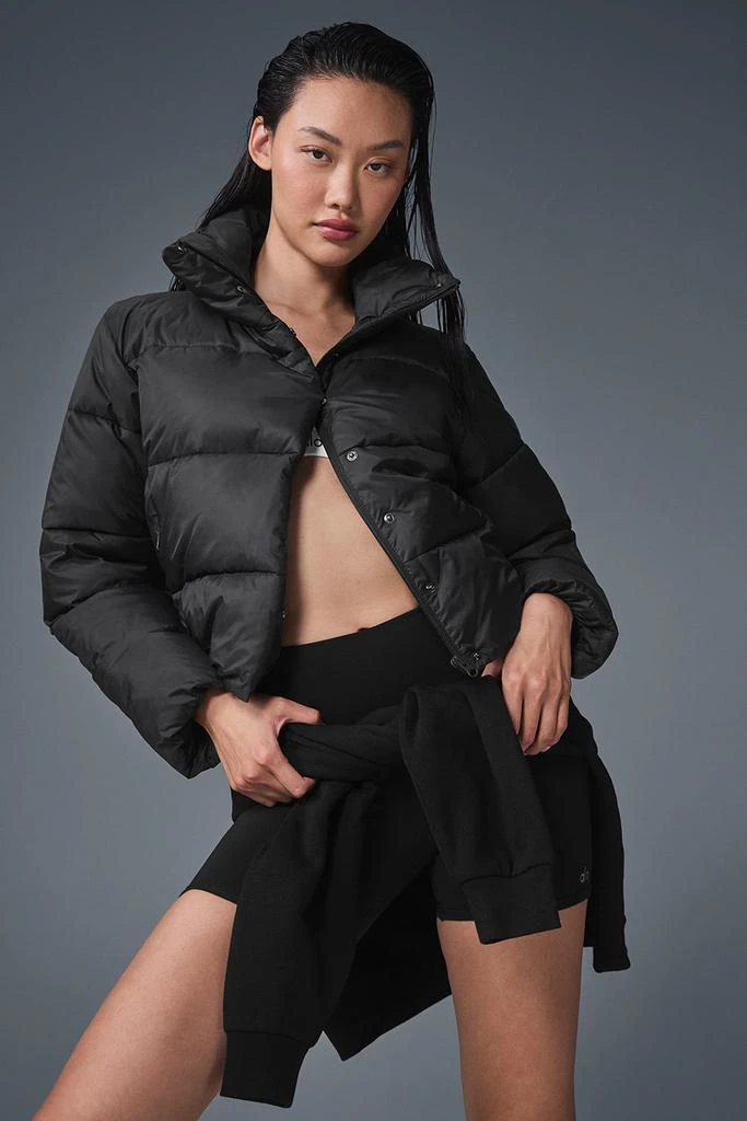 商品Alo|Gold Rush Puffer - Black,价格¥1520,第1张图片