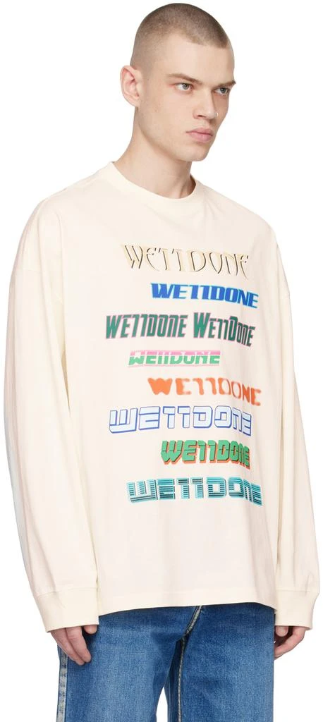 商品We11done|Off-White Printed Long Sleeve T-Shirt,价格¥767,第2张图片详细描述