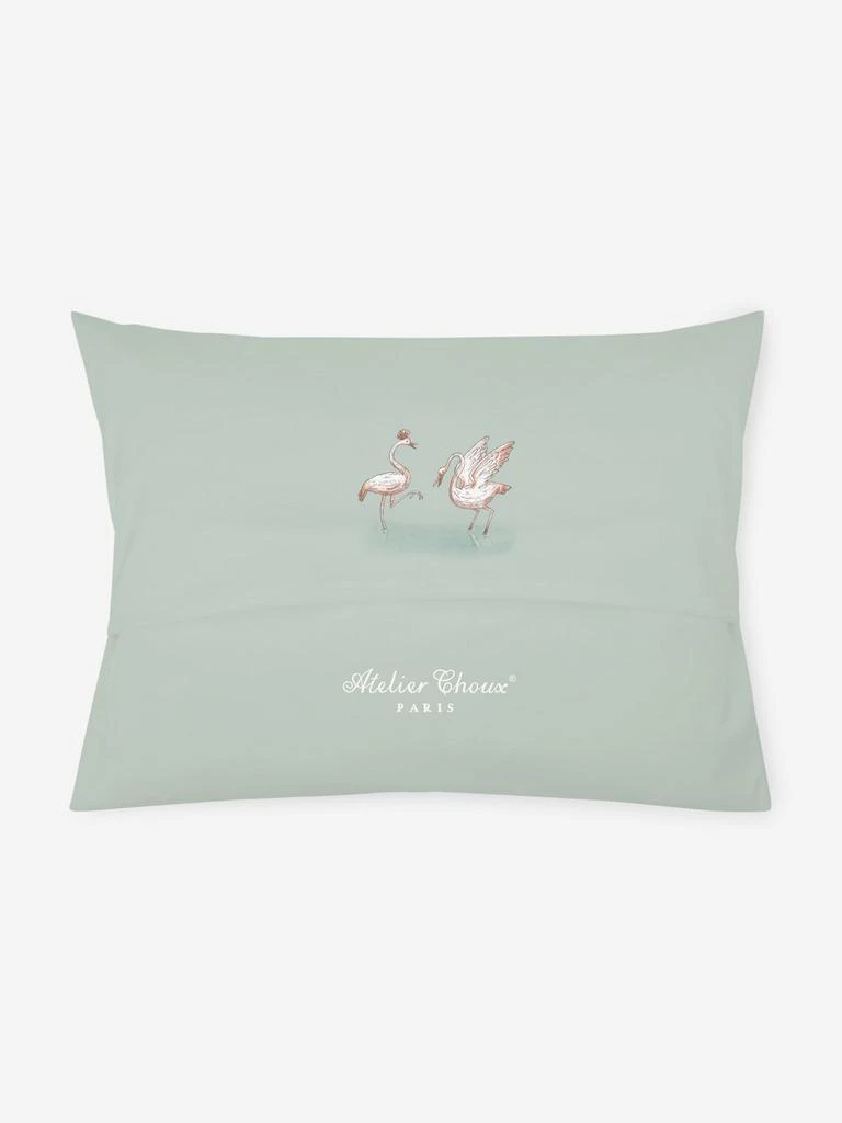 商品Atelier Choux|Atelier Choux Baby Tapestry Satin Pillow Cover in Green (40 cm x 30 cm),价格¥531,第3张图片详细描述