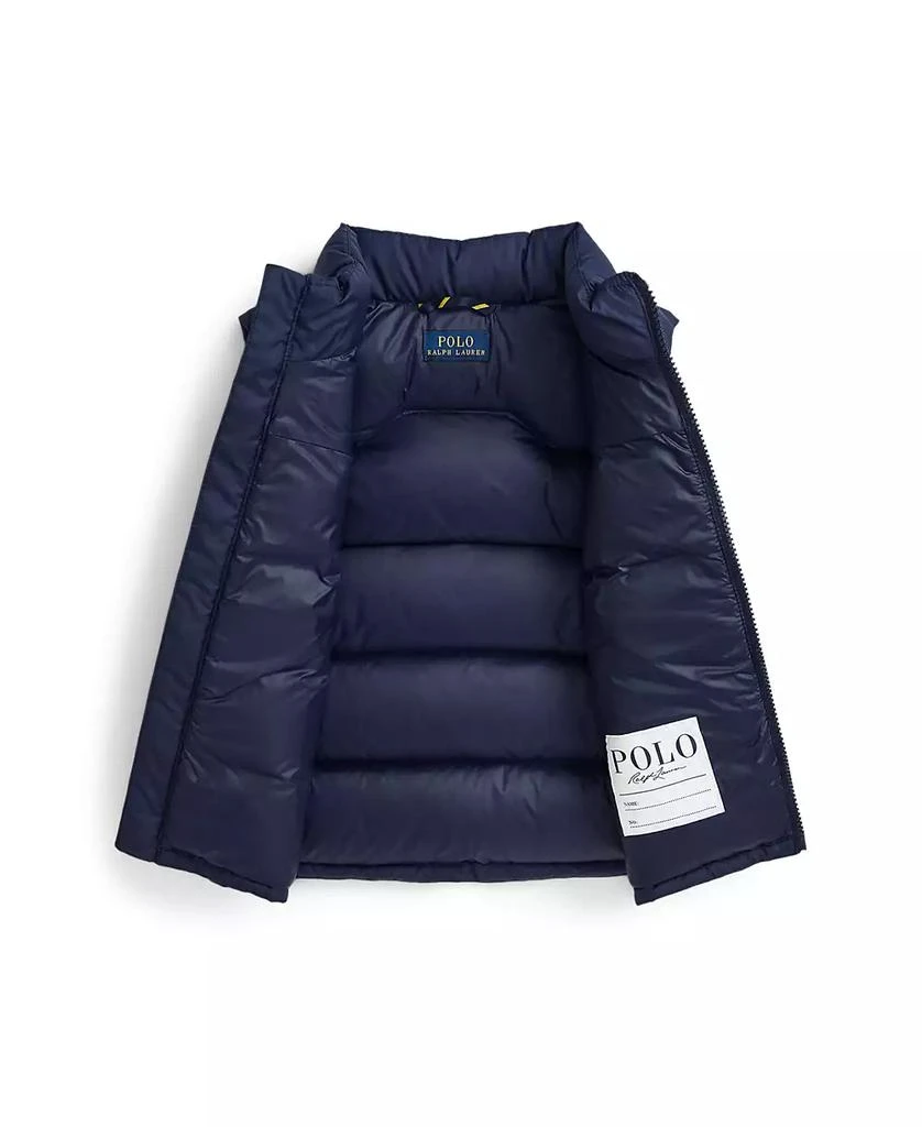 商品Ralph Lauren|Toddler and Little Boys Ripstop Down Vest Jacket,价格¥431,第3张图片详细描述