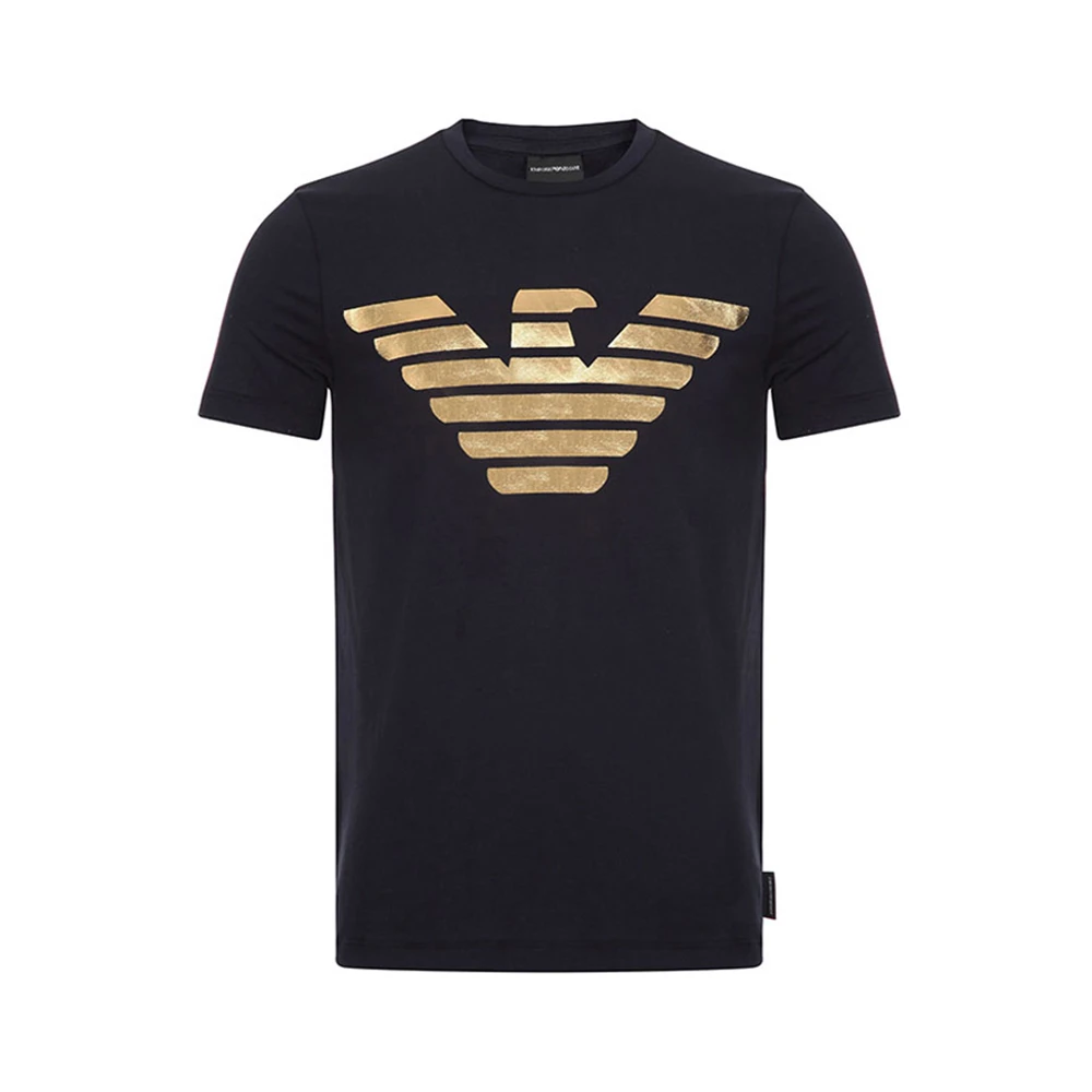 Emporio Armani 安普里奥 阿玛尼 男士黑色印花短袖T恤 6Z1TE6-1J11Z-0922 商品