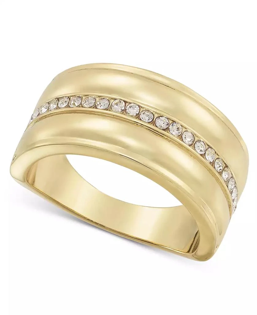 商品INC International|Crystal Gold-Tone Ring, Created for Macy's,价格¥183,第1张图片