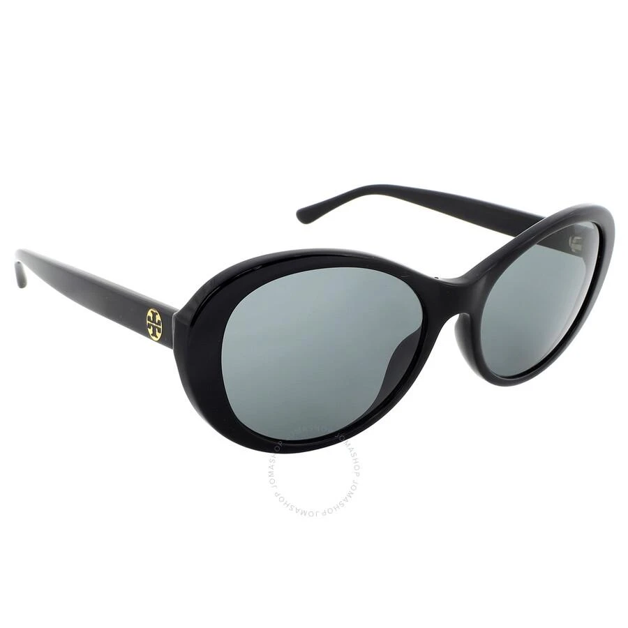 商品Tory Burch|Grey Oval Ladies Sunglasses TY7151 170987 55,价格¥524,第1张图片