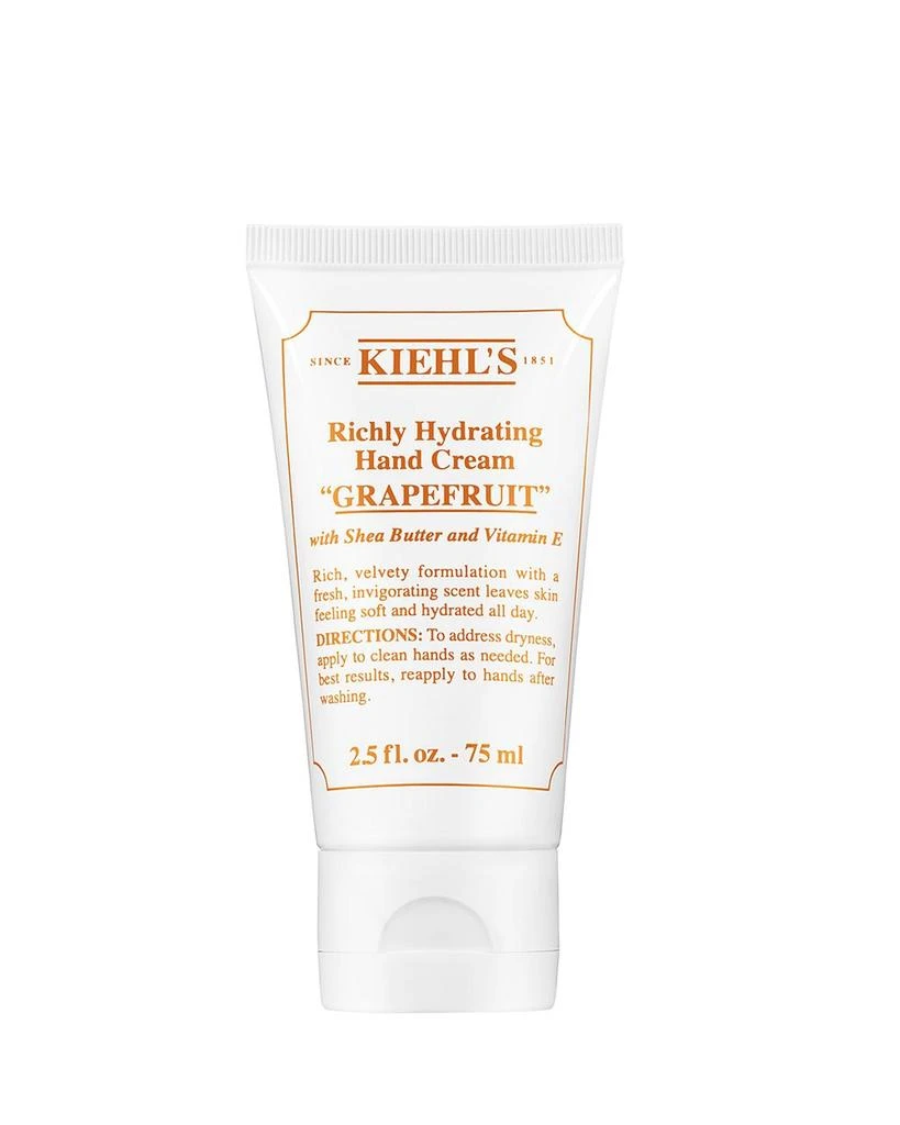 商品Kiehl's|Richly Hydrating Grapefruit Hand Cream 2.5 oz.,价格¥135,第1张图片详细描述