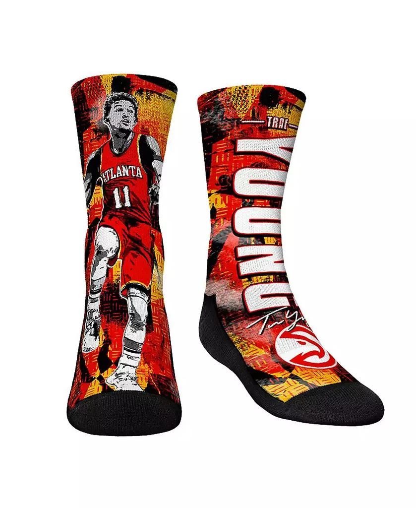 商品Rock 'Em|Youth Boys and Girls Socks Trae Young Atlanta Hawks Big Player Crew Socks,价格¥165,第1张图片