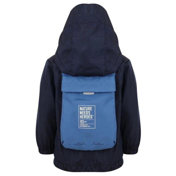 商品Timberland|Navy Hooded Windbreaker With Backpack,价格¥273,第4张图片详细描述