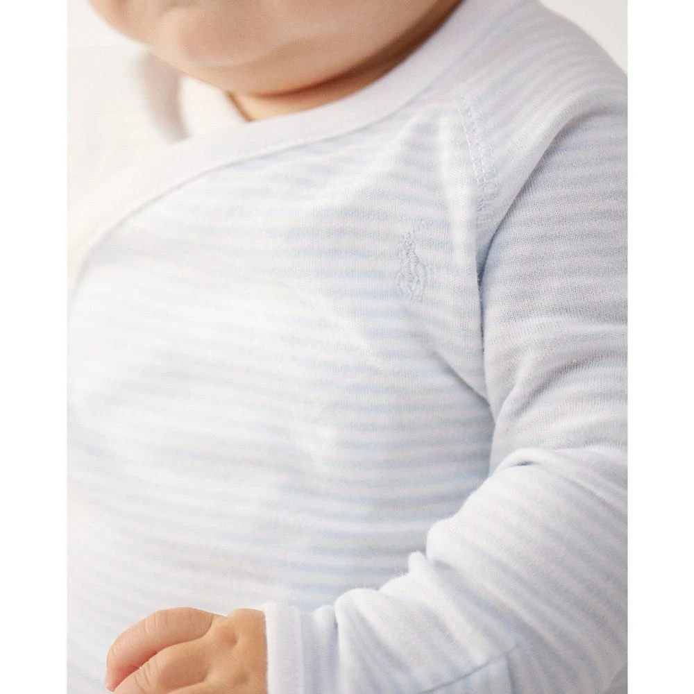 商品Ralph Lauren|Baby Boys Striped Organic Top and Pant, 2 Piece Set,价格¥414,第4张图片详细描述
