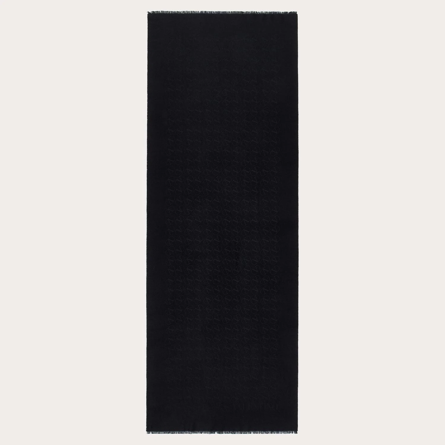 包邮包税【预售7天发货】 VALENTINO华伦天奴 23秋冬 女士 披肩 ÉTOLE VLOGO SIGNATURE EN SOIE ET LAINE 70 X 200 WED007ITQ_0NO 商品
