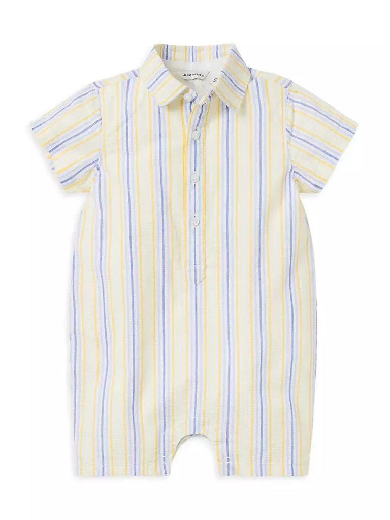 商品Janie and Jack|Baby's Striped Seersucker Romper,价格¥221,第1张图片