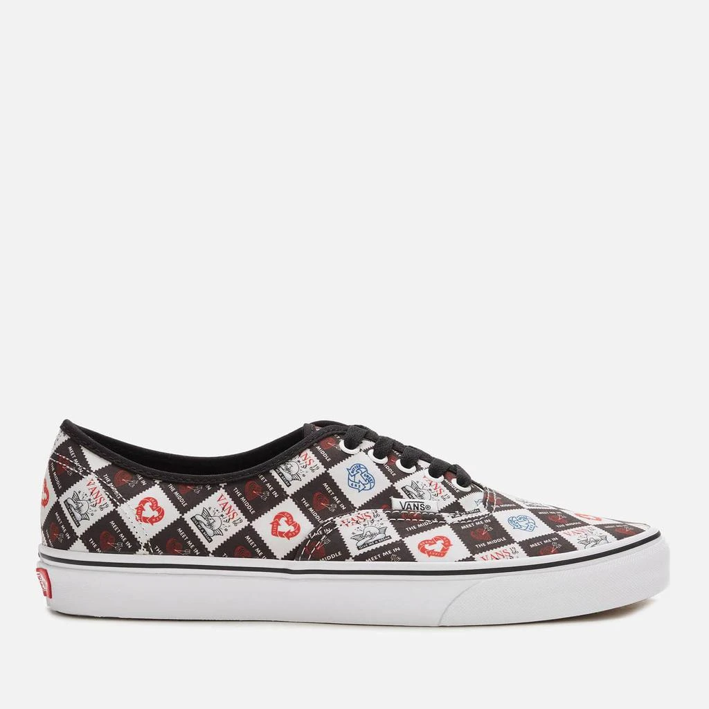 商品Vans|Vans Men's Love Letters Authentic Trainers - Black/True White,价格¥117,第1张图片