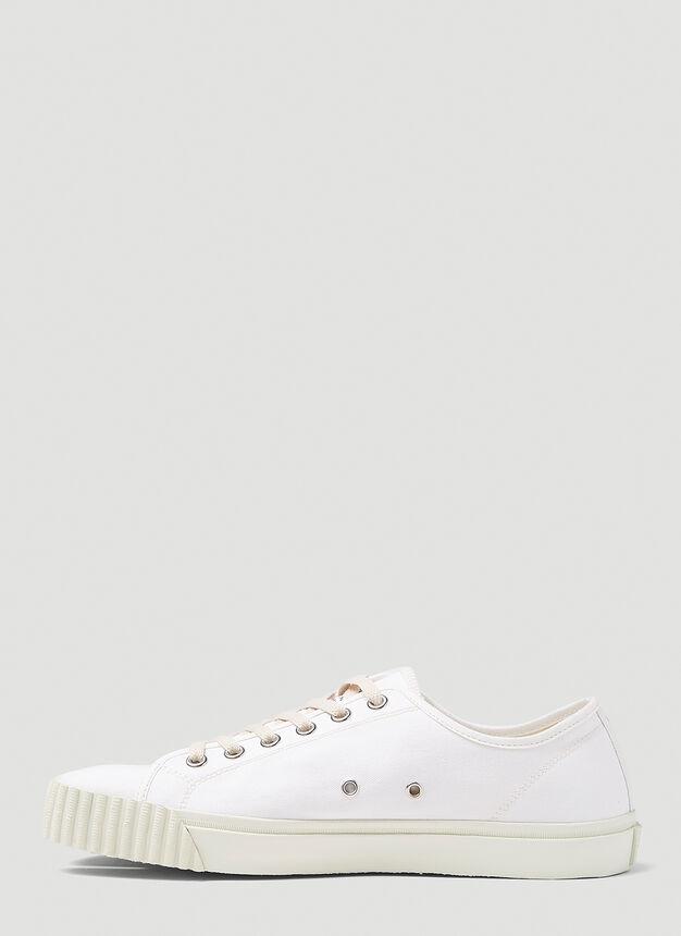 Tabi Low Top Sneakers in White商品第3张图片规格展示