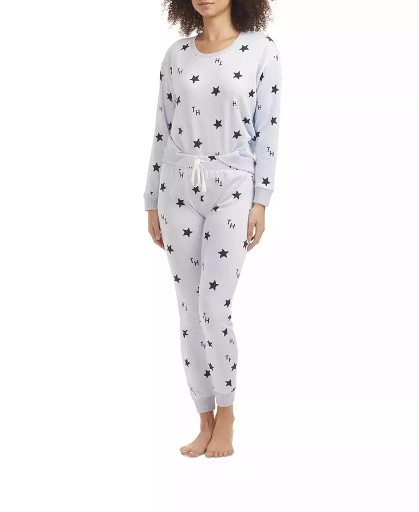 商品Tommy Hilfiger|Women's Hacci Printed Pajama Set,价格¥586,第3张图片详细描述