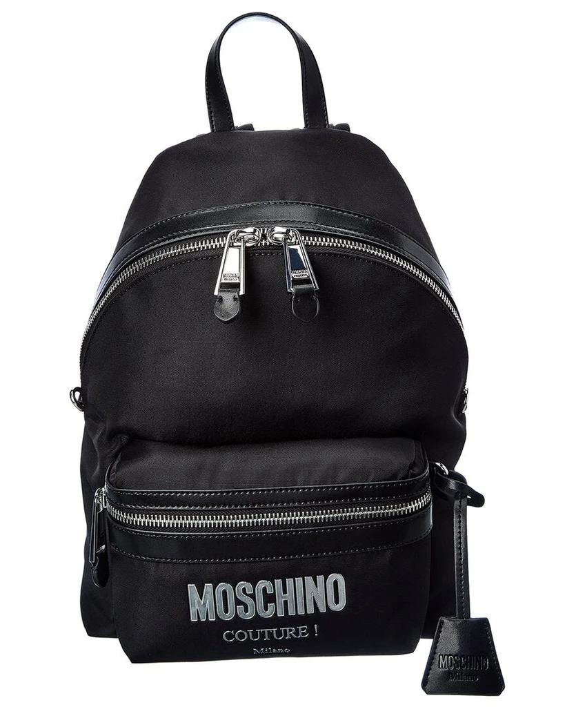 商品Moschino|Moschino Logo Canvas Backpack,价格¥3128,第1张图片