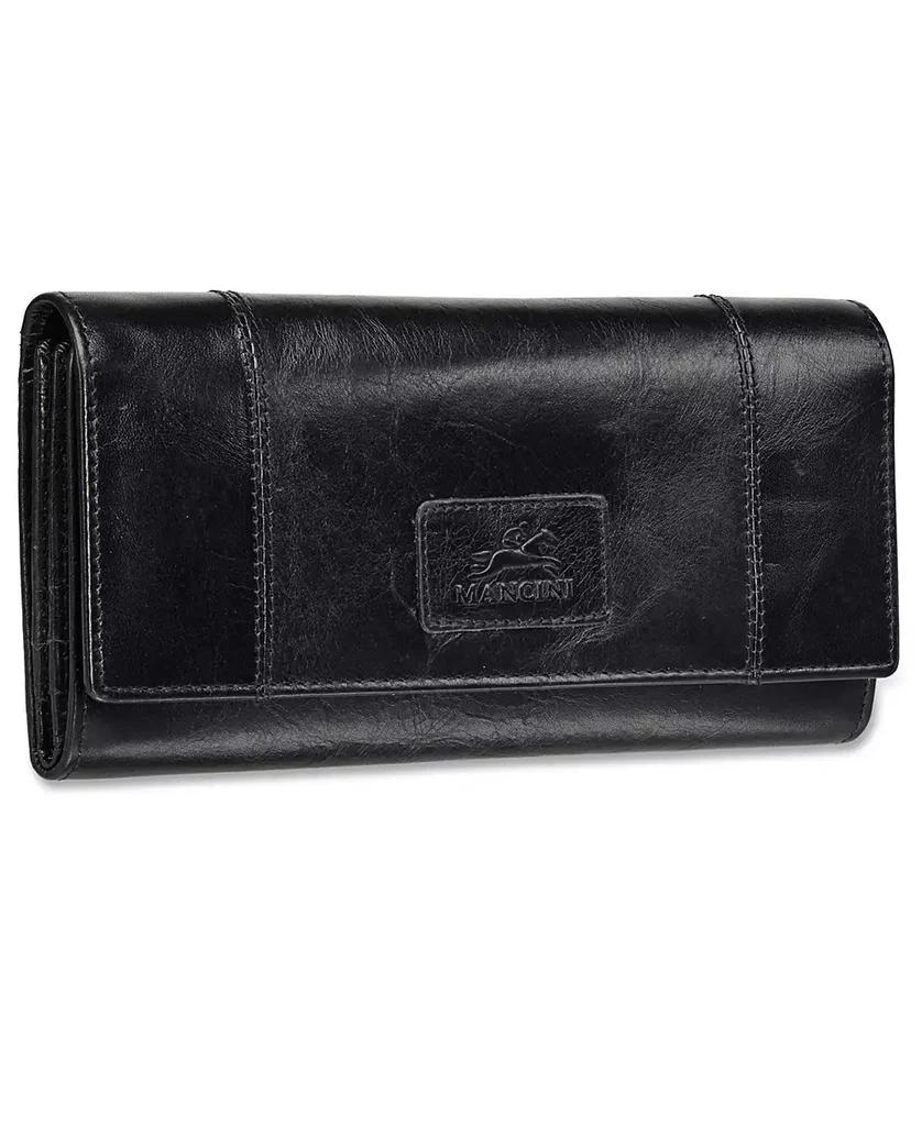 Casablanca Collection RFID Secure Ladies Trifold Wing Wallet 商品