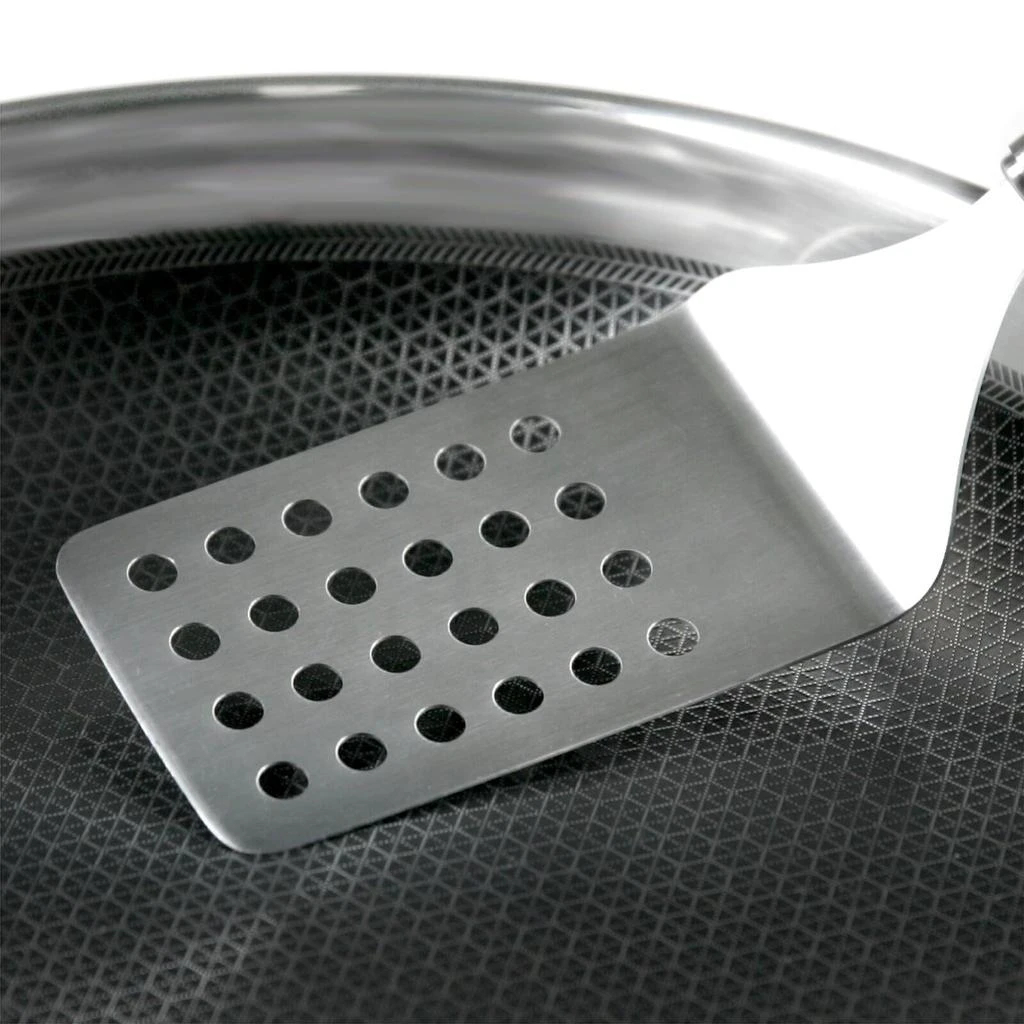 商品Frieling|Black Cube 12-1/2 Inch Stainless/Nonstick Hybrid Wok,价格¥1142,第4张图片详细描述