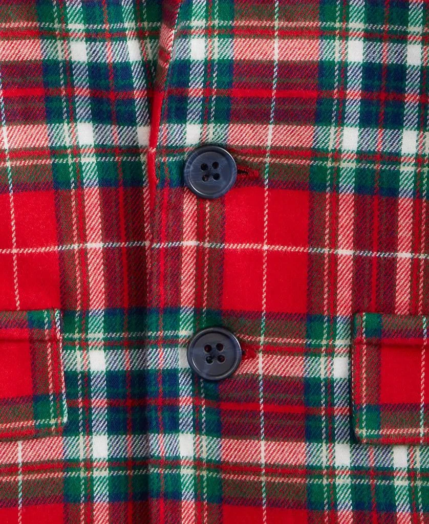 商品First Impressions|Baby Boys North Pole Cotton Flannel Blazer, Macy's Exclusive,价格¥162,第3张图片详细描述