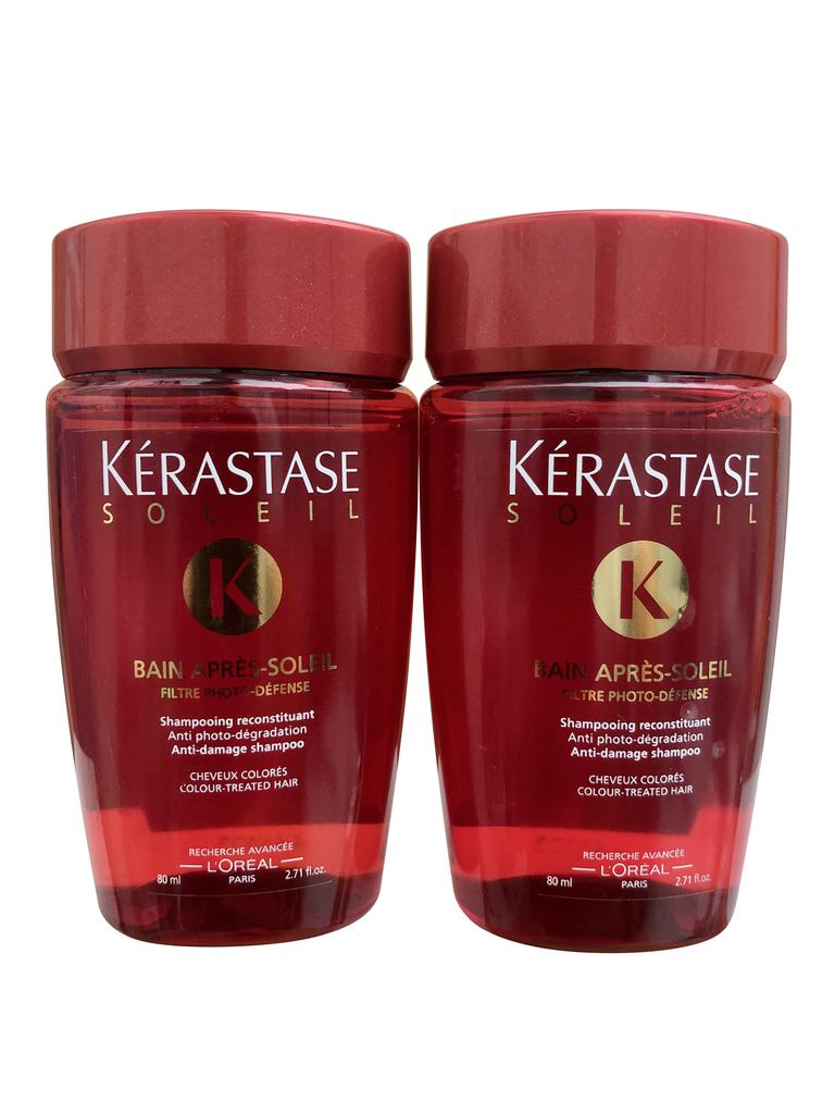 Kerastase Bain Apres Soleil Travel Shampoo 2.71 OZ set of Two商品第1张图片规格展示