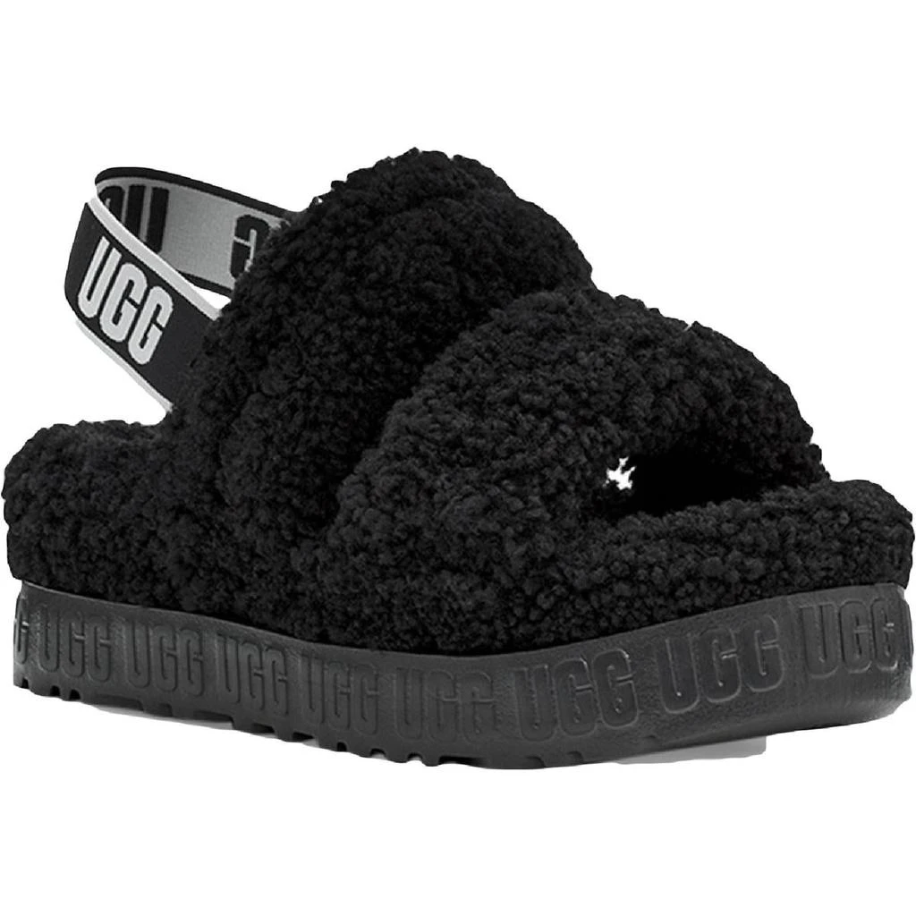 商品UGG|Ugg Womens Oh Fluffita Sheepskin Flatform Slingbacks,价格¥345,第1张图片