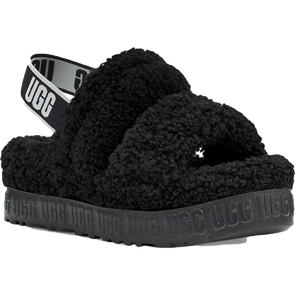 商品UGG|Ugg Womens Oh Fluffita Sheepskin Flatform Slingbacks,价格¥501,第3张图片详细描述