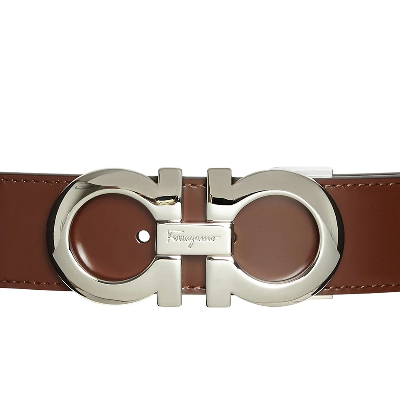 SALVATORE FERRAGAMO 棕色男士腰带 675542-746520 商品