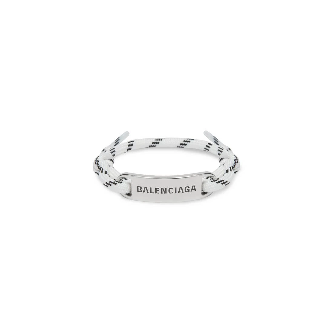 【预售】 巴黎世家 24秋冬 男士 手镯 Plate Bracelet in White 656418TVX4S5247 商品